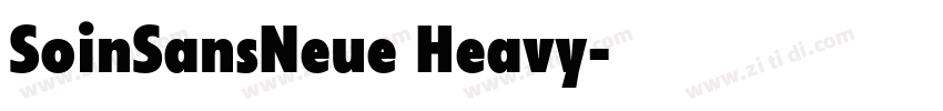 SoinSansNeue Heavy字体转换 SoinSansNeue Heavy字体转换
